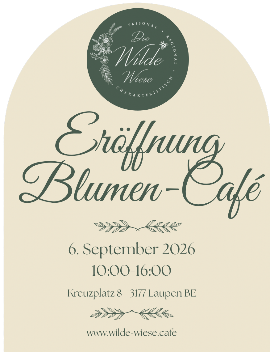 Eröffnung Blumen-Café - Die Wilde Wiese